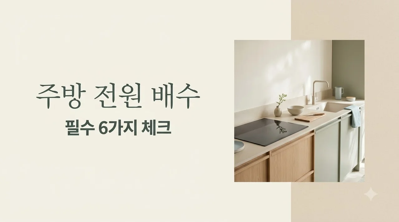교대역푸르지오트레힐즈 싱크대 식기세척기 인덕션 전원 배수 체크