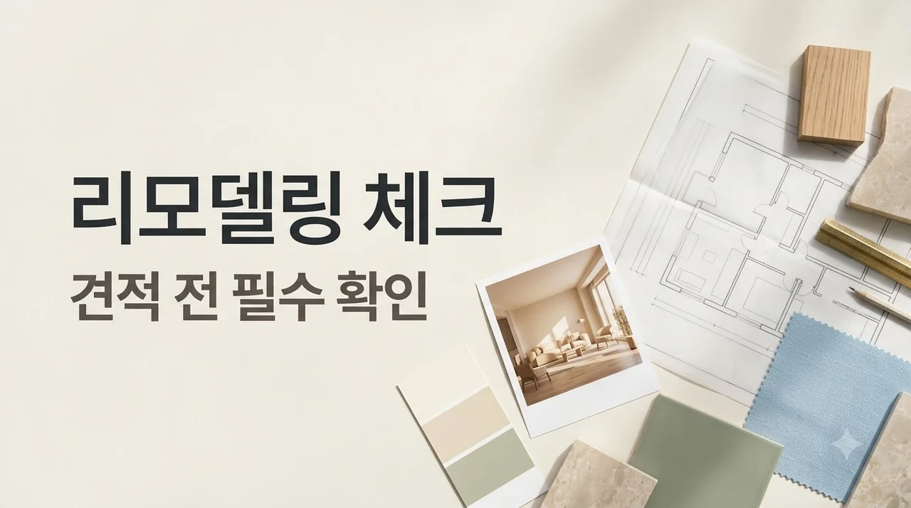 대구 수성구 두산위브더제니스 전체리모델링 견적 전 필수 6가지