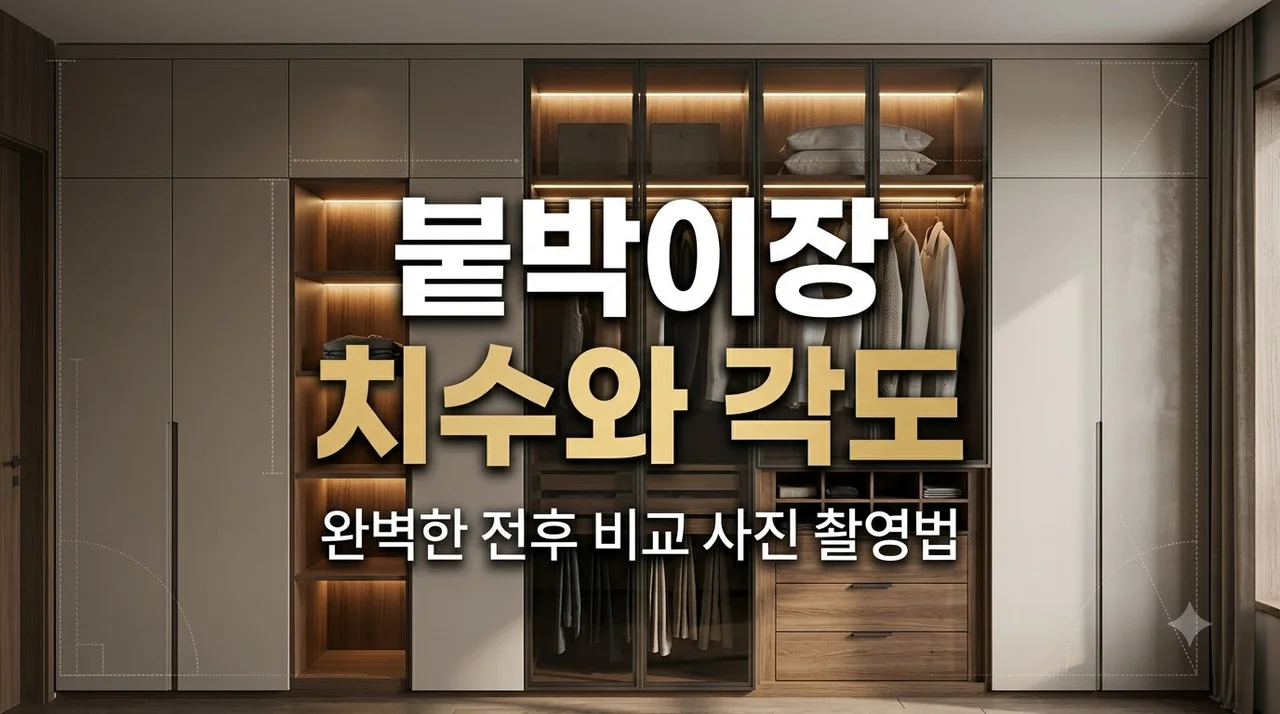 대구 서구 두류스타힐스 붙박이장 맞춤 치수와 촬영각도 노하우