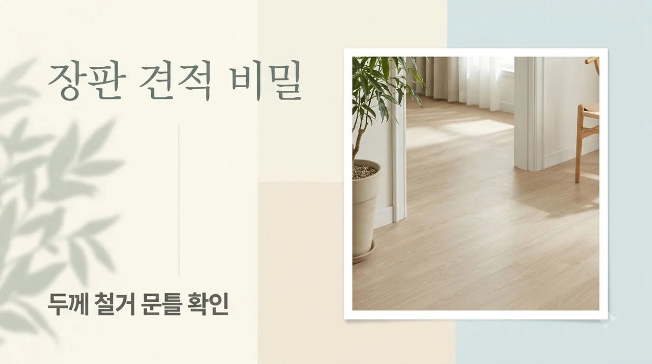 대구 더샵리비테르1차 장판 견적 차이 나는 3가지 핵심 이유