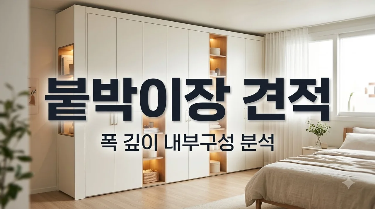대구 남구 교대역하늘채뉴센트원 붙박이장 맞춤제작 견적 분석