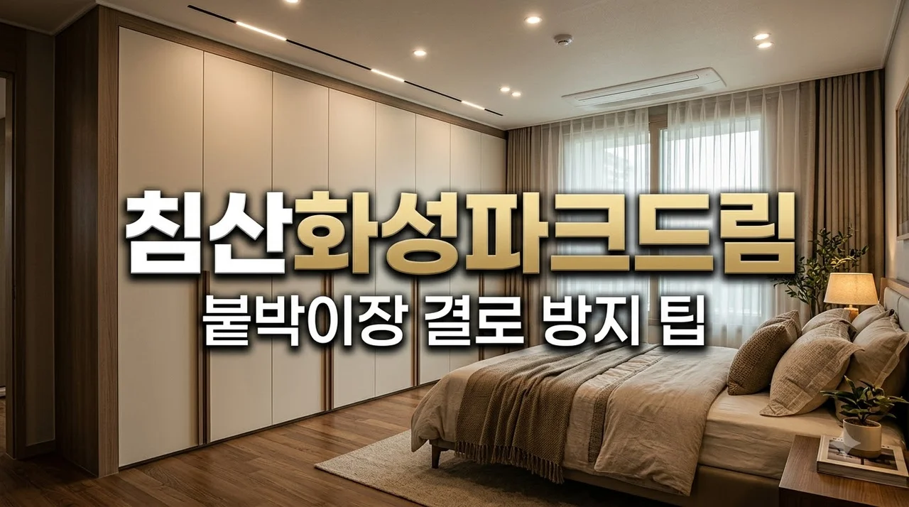 대구 북구 침산화성파크드림 붙박이장 외벽 설치 전 결로·환기 체크리스트
