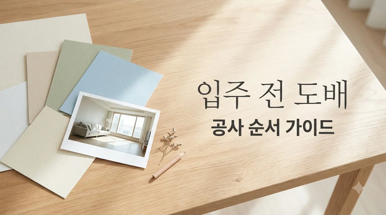 대구 수성구 캐슬골드파크4단지 입주 전 도배, 공사 순서는?