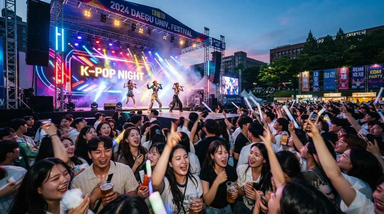 동아대 리센느 축제 무대, 올해 가장 뜨거운 순간을 즐겨요