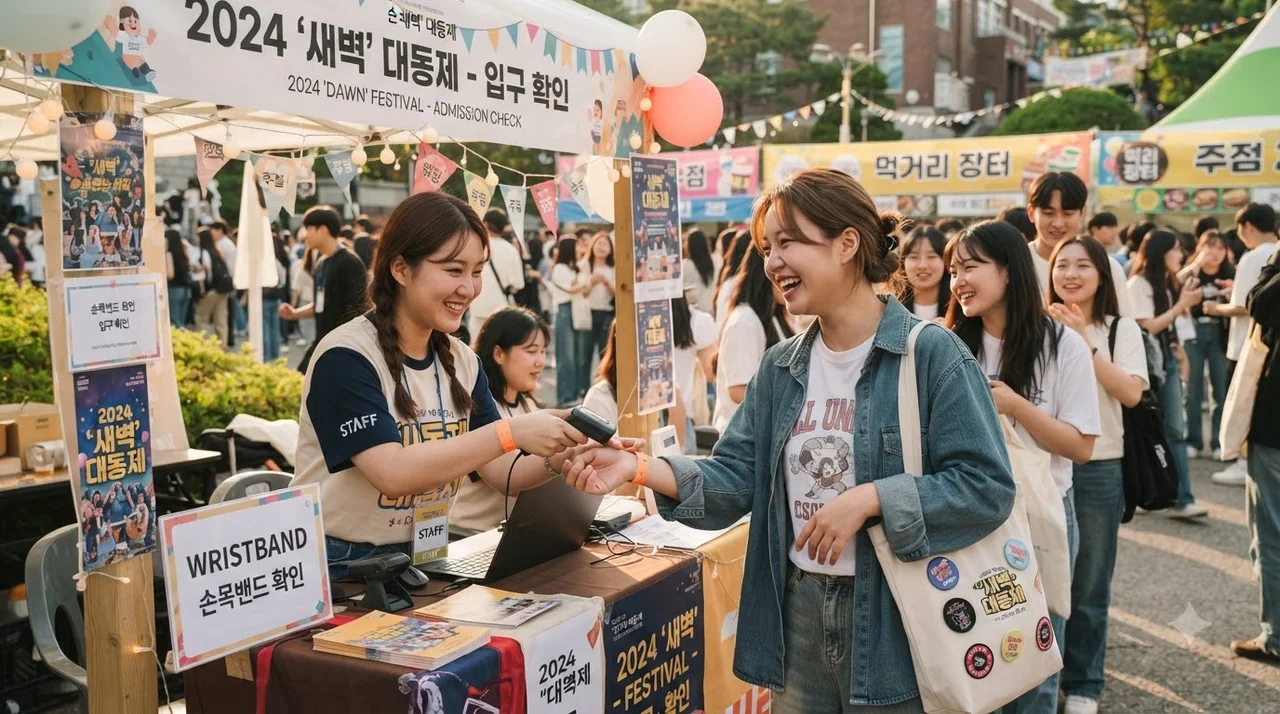 현장 팔찌 수령 및 무대 입장 3단계 가이드