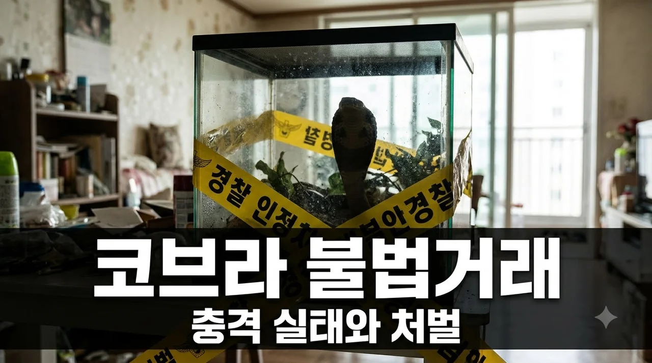 중학생 코브라 불법 거래 논란 처벌 수위와 CITES 규정 총정리