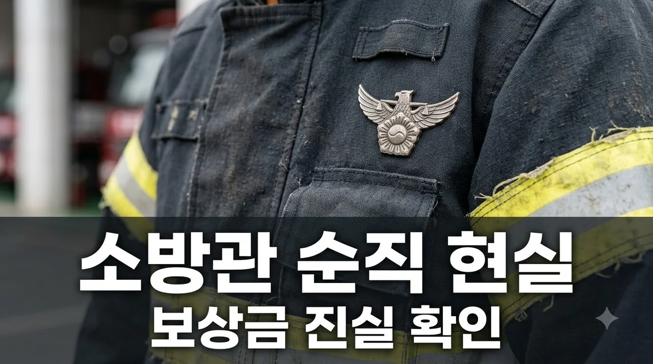 소방관 순직 로또 논란의 진실과 보상 체계 총정리