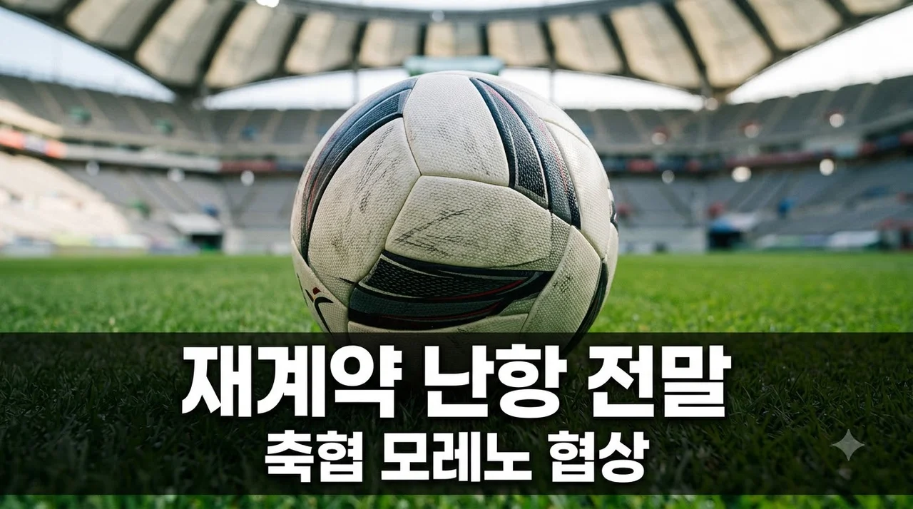 모레노 축협 재계약 난항 원인 분석과 향후 대표팀 향방
