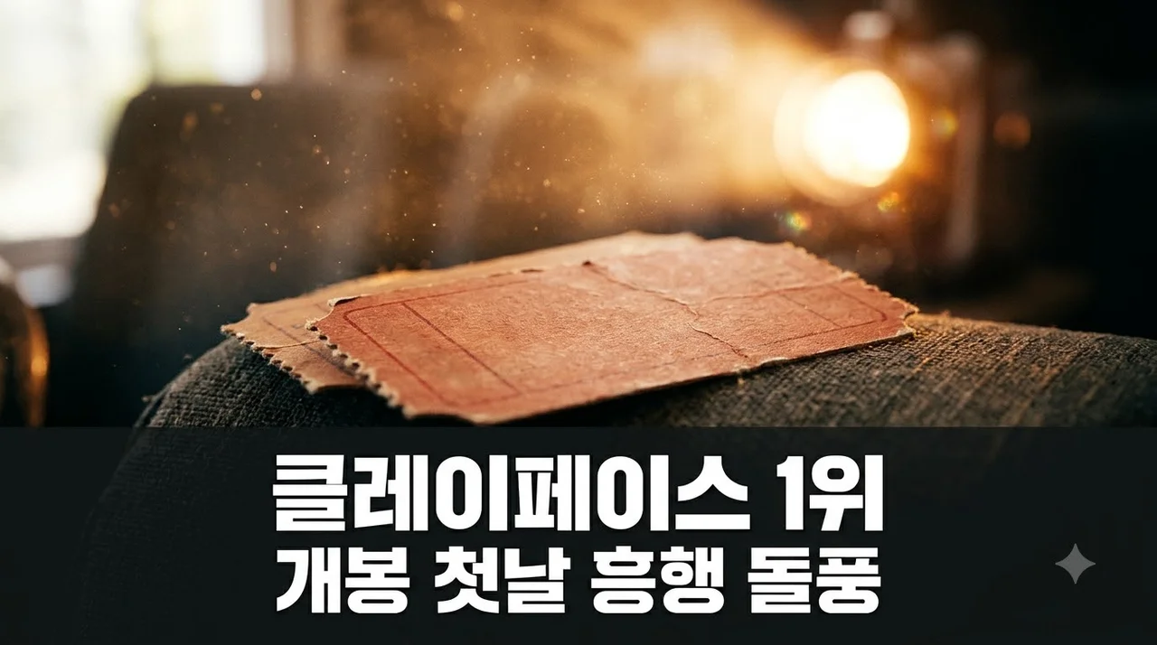 영화 클레이페이스 개봉 첫날 1위 흥행 요인과 실관람평 총정리