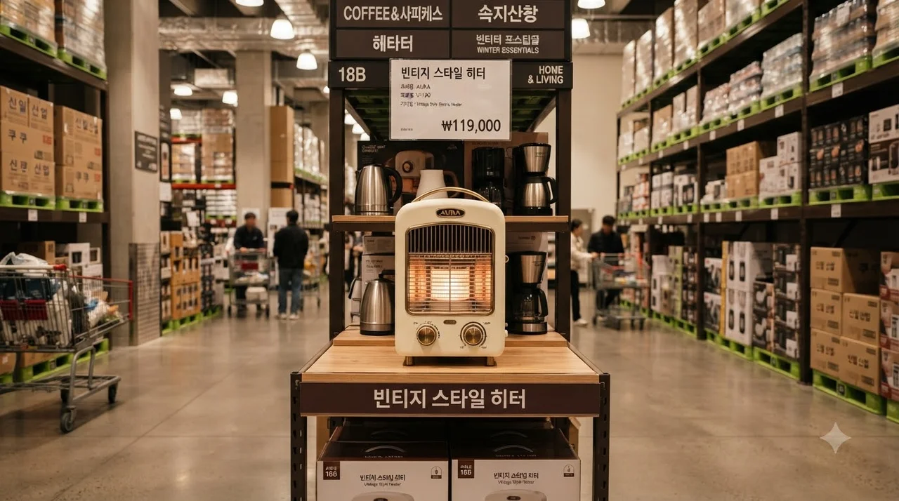 트레이더스 매장에서 우연히 만난 이색 감성 히터의 첫인상