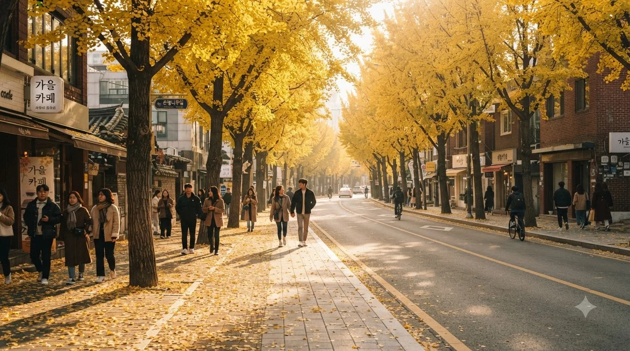 찬 바람 불어올 때 만나는 황금빛 낭만