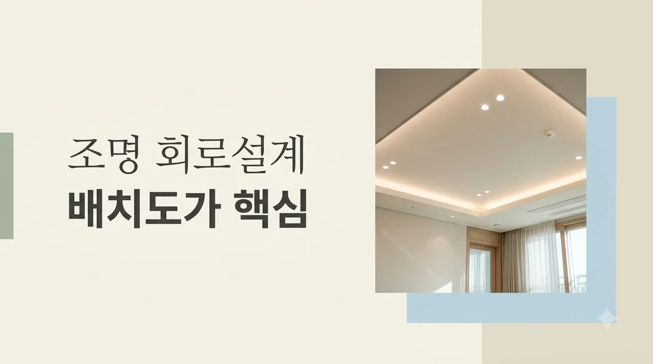 수성범어W 조명 인테리어, 다운라이트 수량보다 천장 배치도 필수