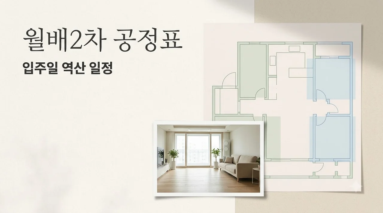 대구월배2차아이파크 전체리모델링 완벽 가이드 일정표