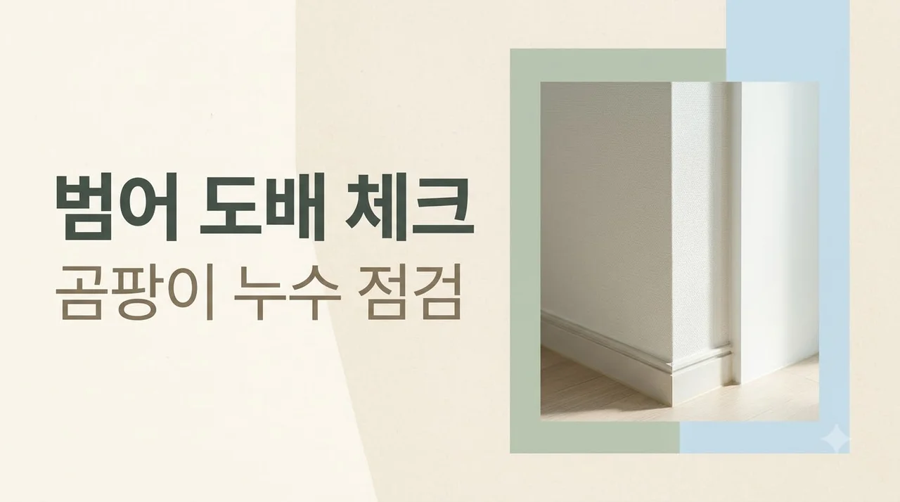 대구 수성구 e편한세상범어 도배 전 곰팡이와 누수 원인 점검 가이드