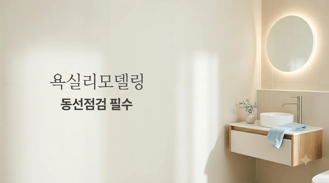 범어에일린의뜰 욕실 타일 선택 전 배수·환기·수납 점검 순서
