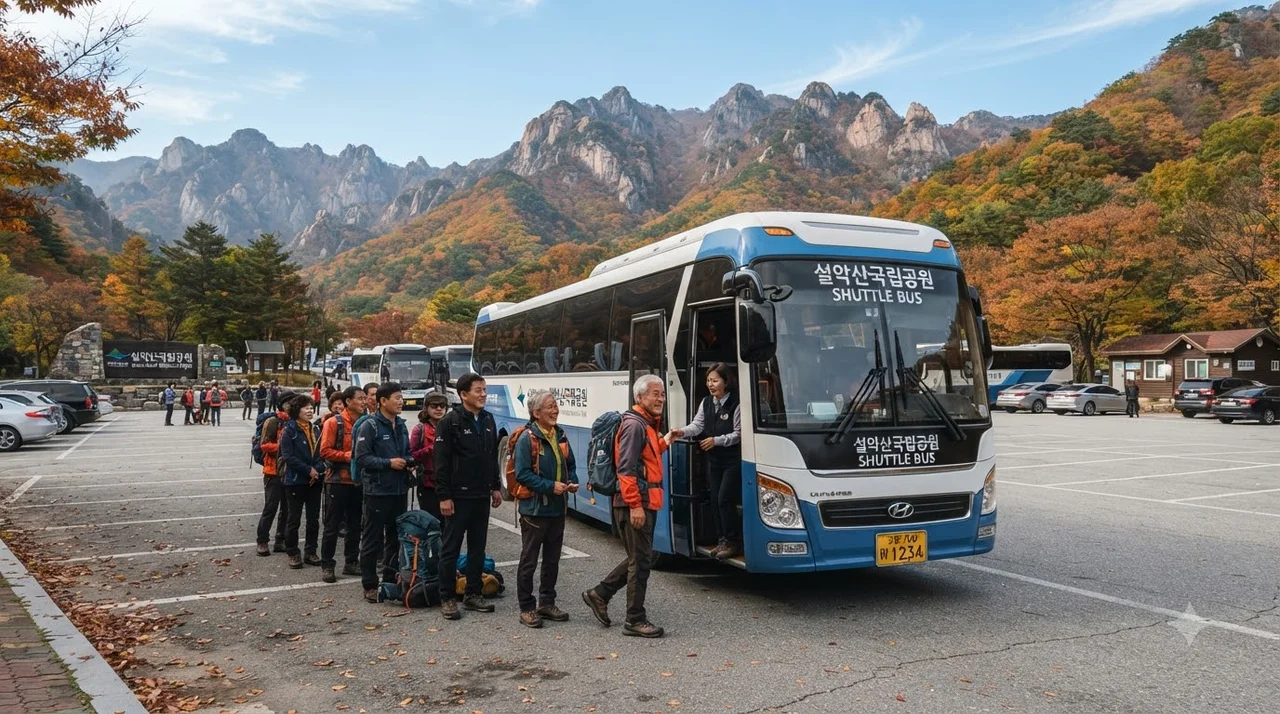 주차장 위치 및 셔틀버스 이용 가이드
