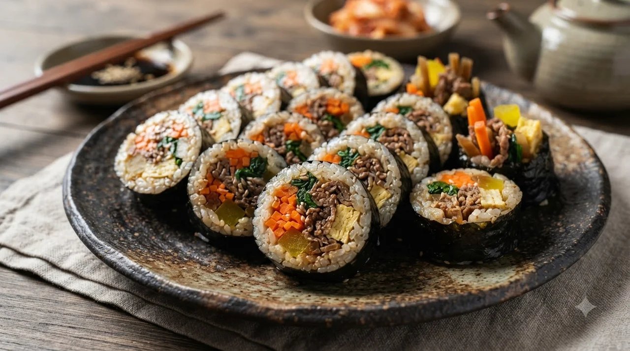 인기 김밥 라인업 및 가격표