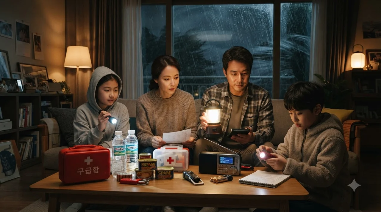 태풍 참피 대비 가정용 점검 체크리스트