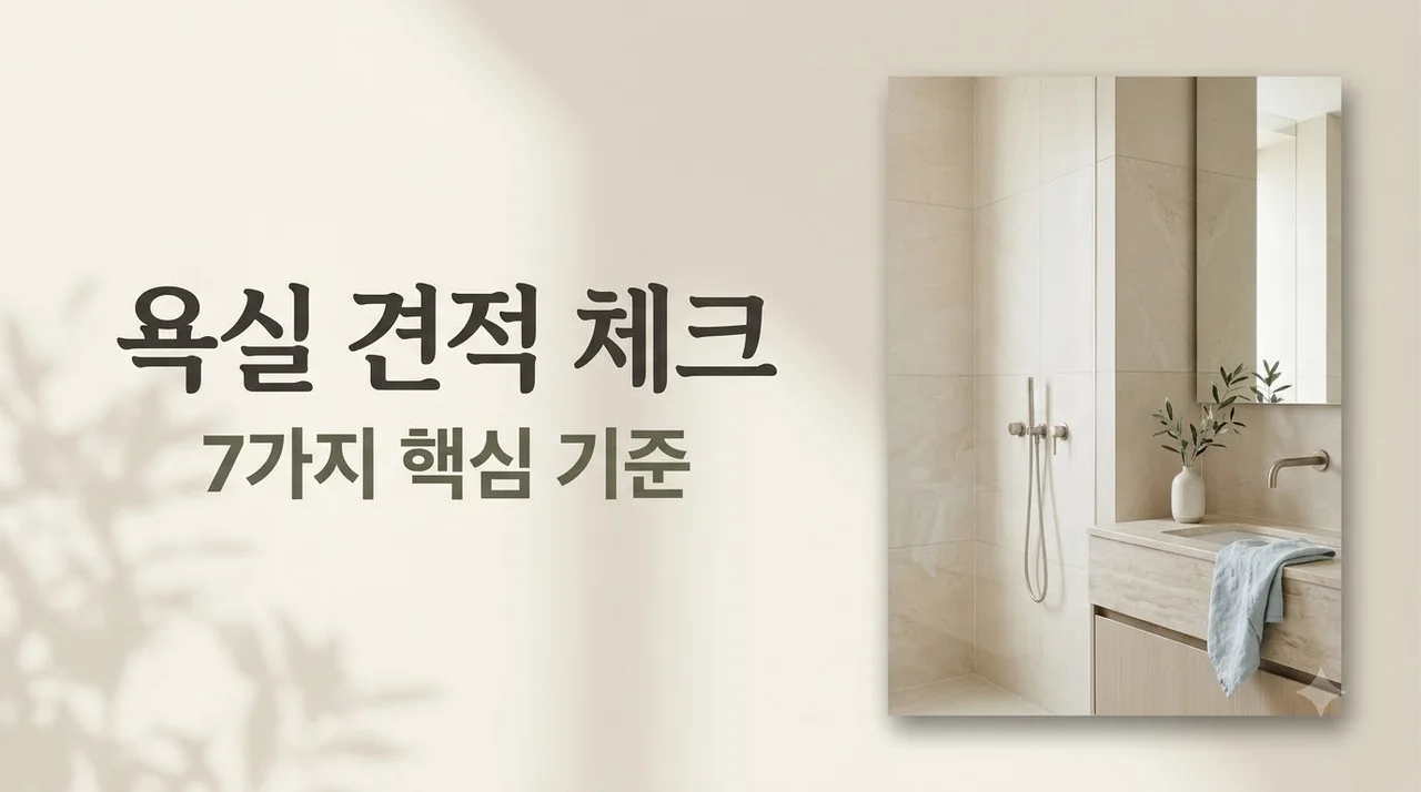 대구 수성구 두산위브더제니스 욕실 철거 전 누수 배관 방수 7항목 견적법