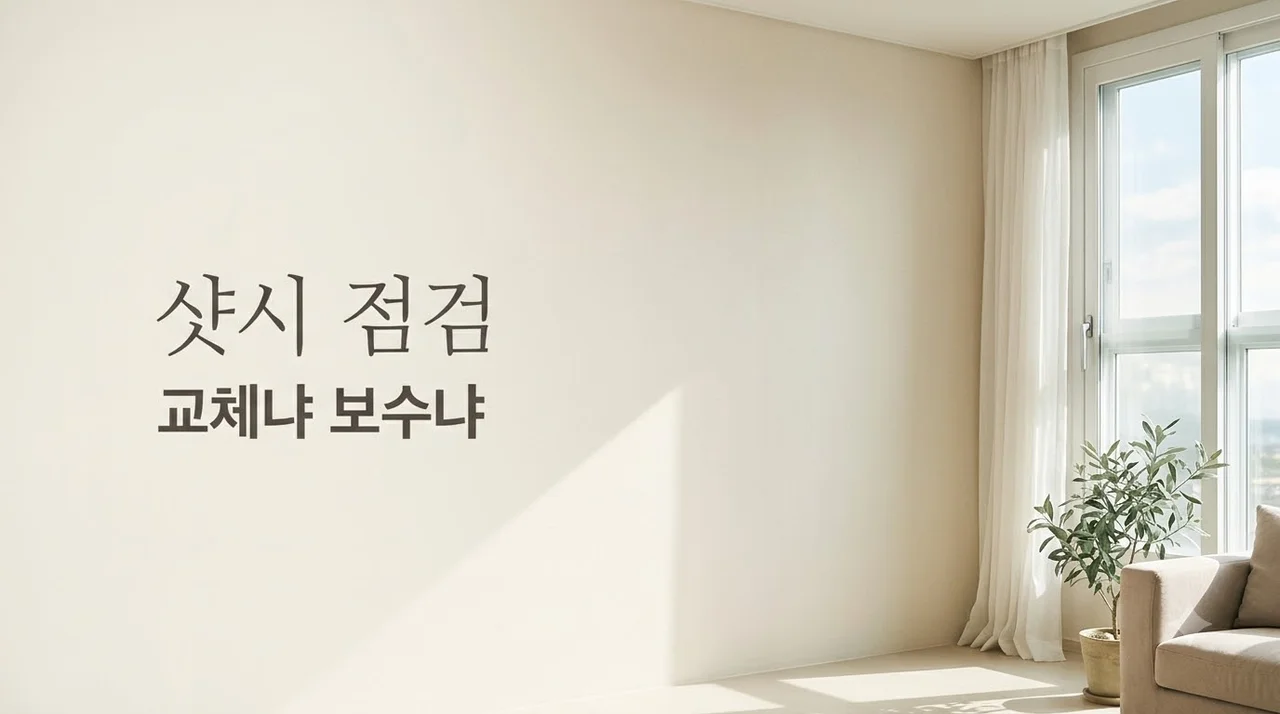 대구 달서구 우방드림시티 샷시, 전체 교체와 부분 보수의 선택 기준