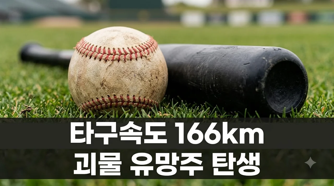 추신수 아들 타구속 166km 괴물 유망주 피지컬과 빅리그 전망