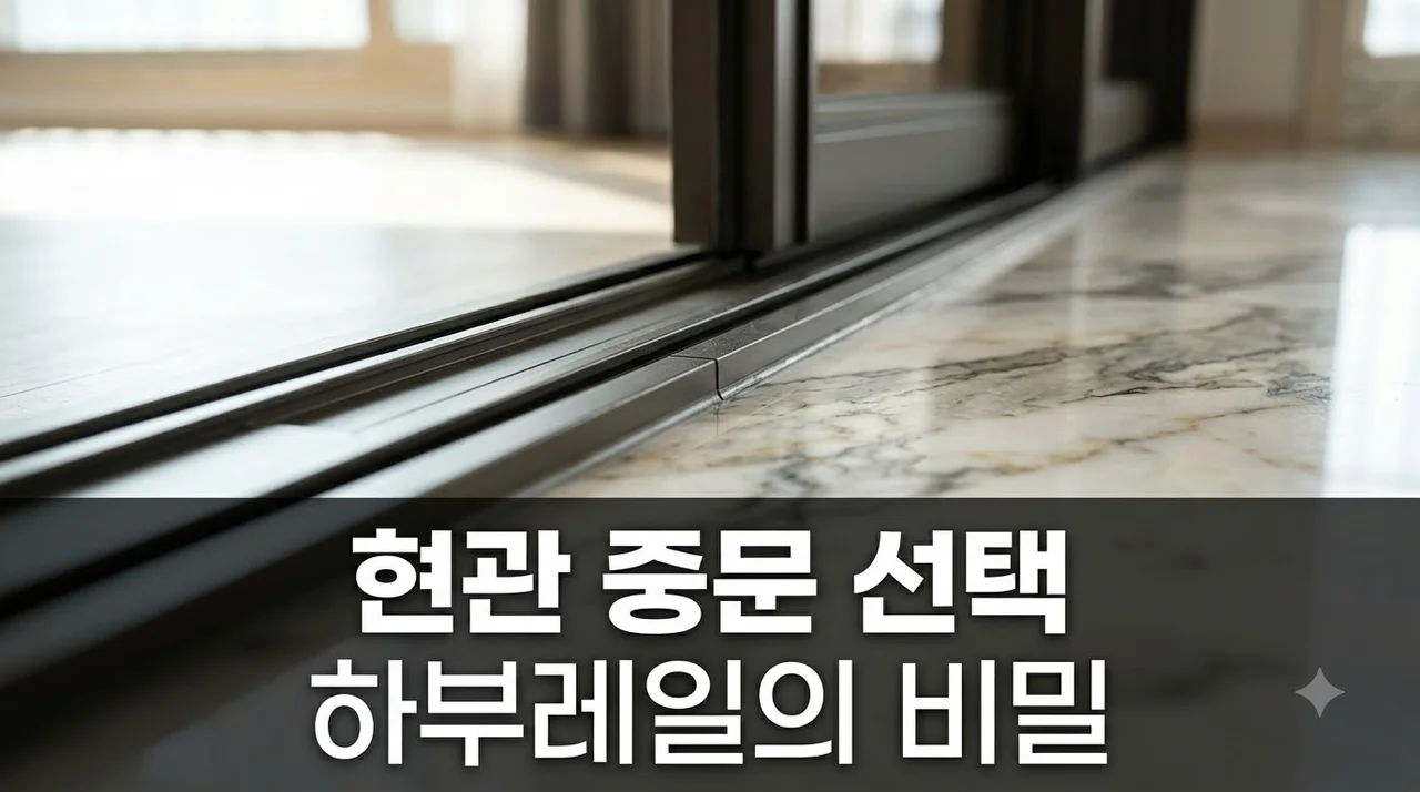 대구 남구 앞산비스타동원 중문, 로봇청소기와 유모차 동선 해결법