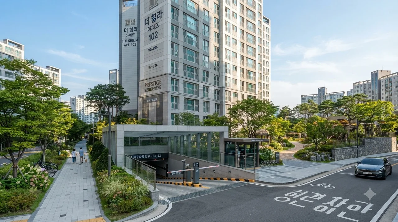 양중 경로와 사다리차 진입 가능 여부 체크