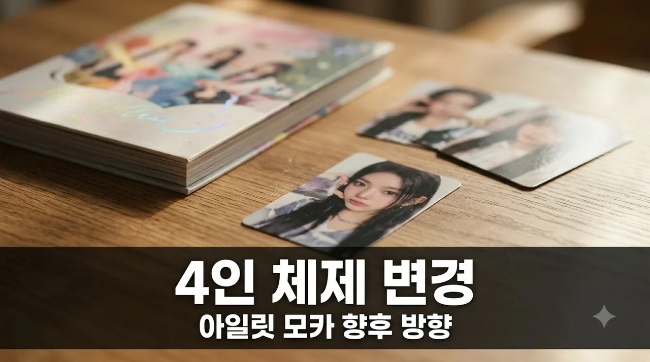 아일릿 모카 빠진 4인 체제 변경 이유와 앞으로의 활동 방향 정리