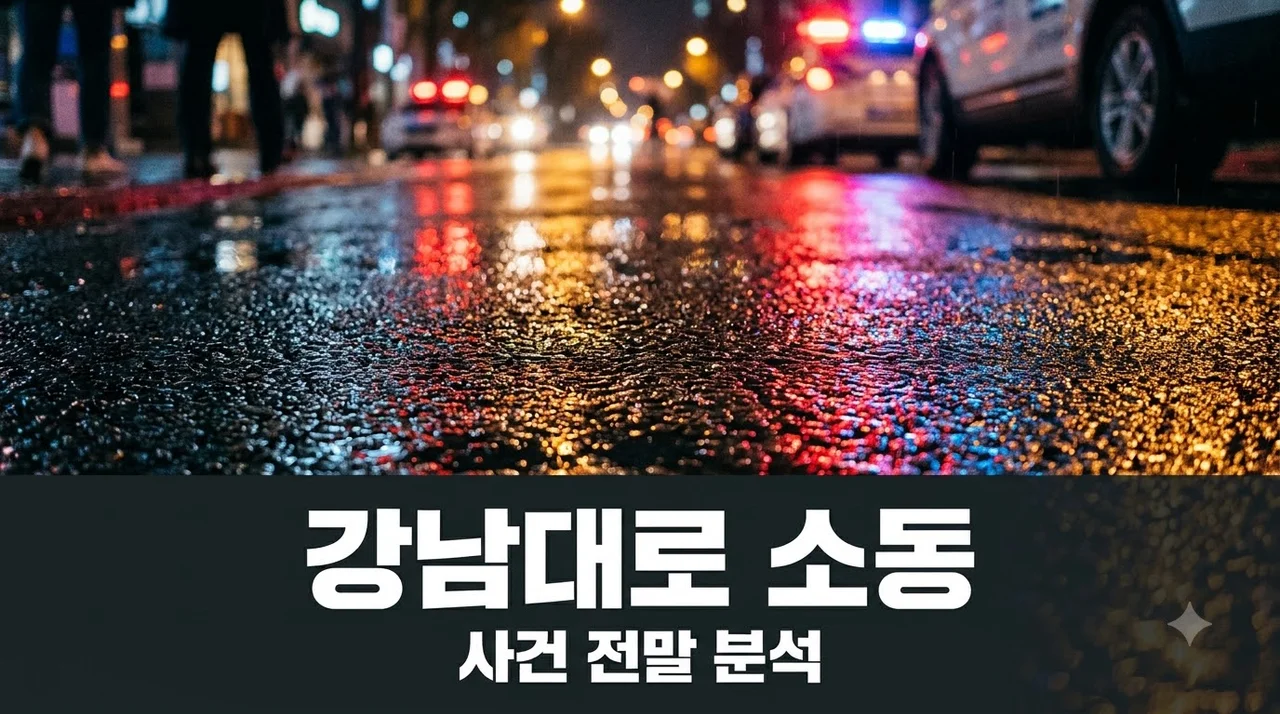 강남대로 만취녀 소동 사건 전말과 원인 분석