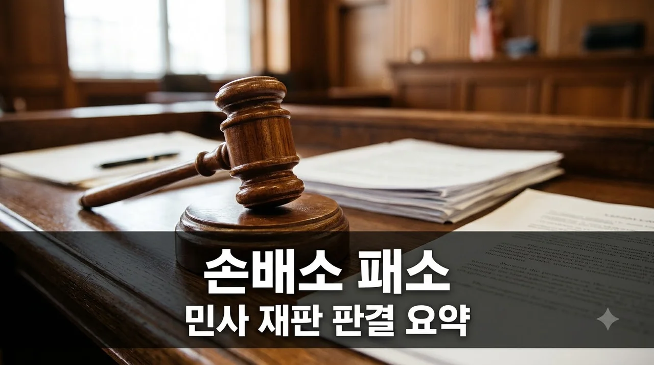 주호민 부부 손배소 패소 판결 총정리 및 사건 쟁점 분석