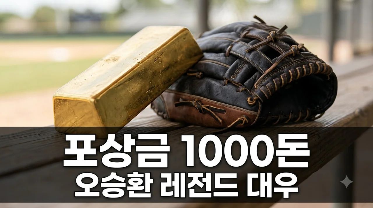 오승환 삼성 포상 금 1000돈 가치와 역대급 대우 총정리