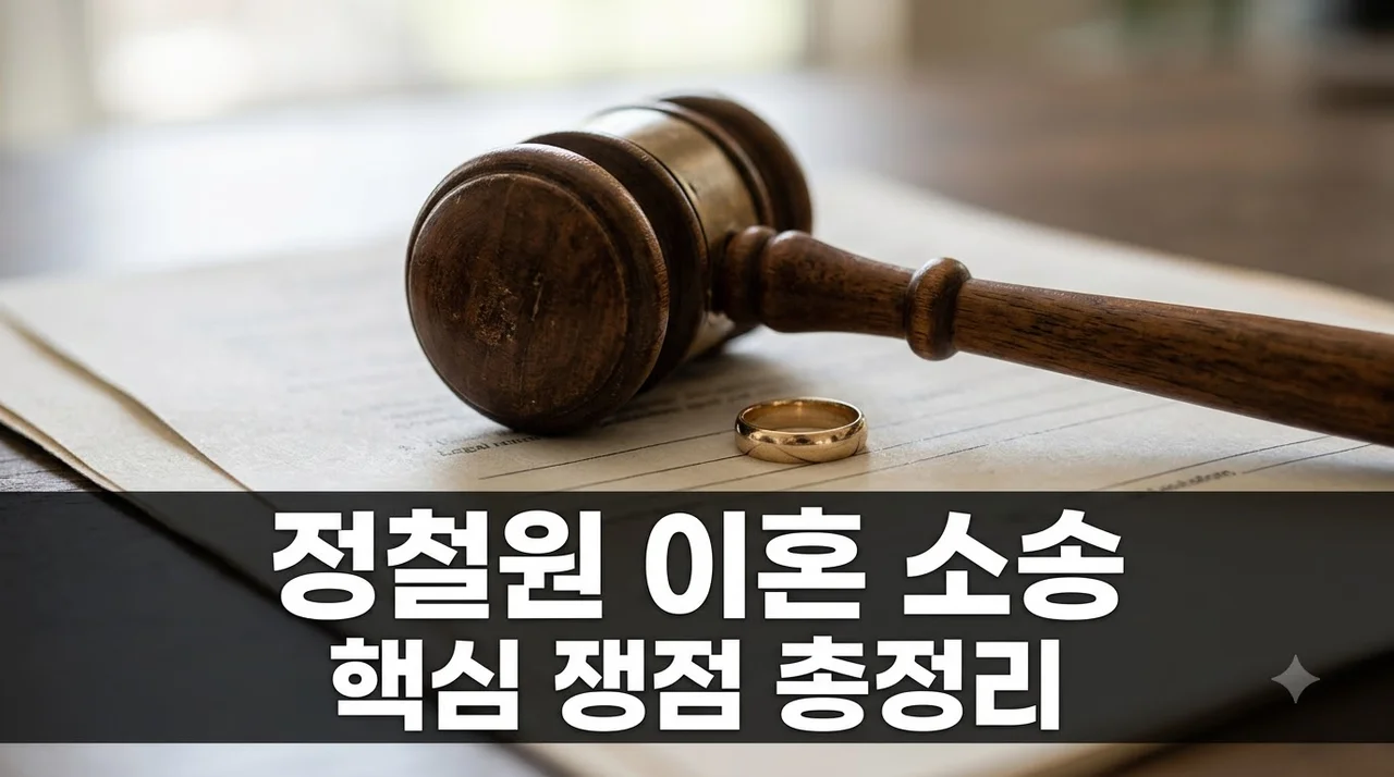 정철원 이혼 분쟁 쟁점과 재산분할 양육권 법적 핵심 총정리