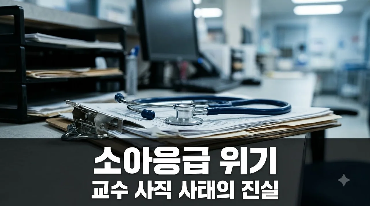 아주대 소아응급 교수 사직 사태와 소아과의 현실