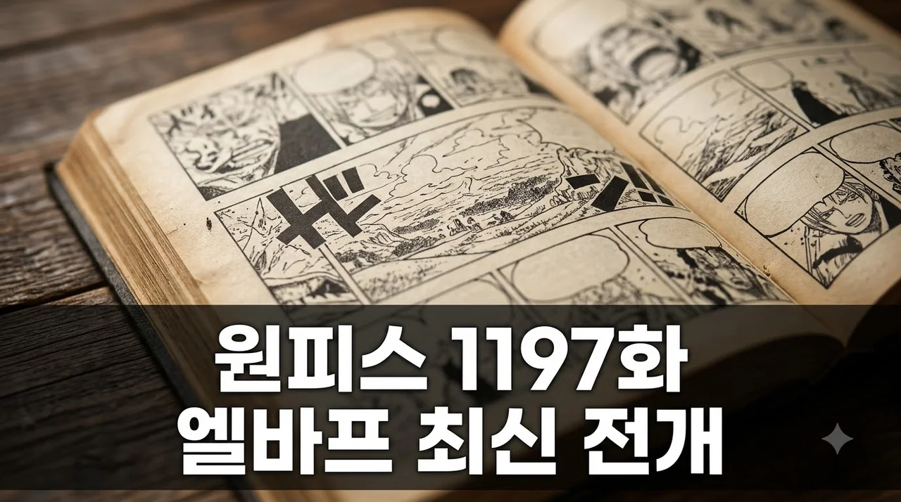 원피스 1197화 스포일러 분석 및 엘바프 전개 총정리
