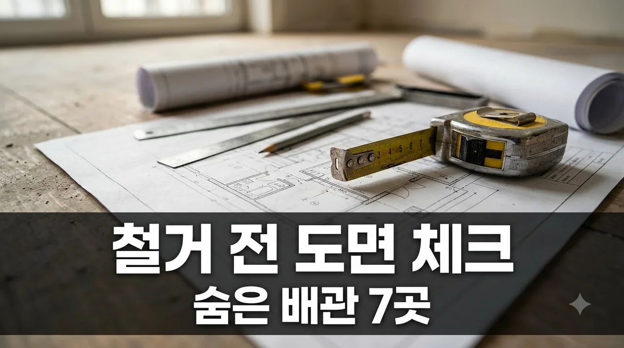 교대역푸르지오트레힐즈 전체리모델링 철거 전 필수체크 7곳