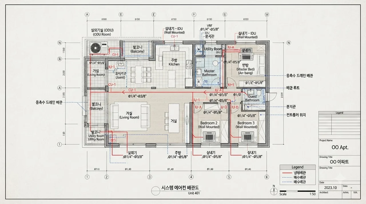 대구 중구 더샵리비테르1차 시스템에어컨 설치 전 필수 확인 사항