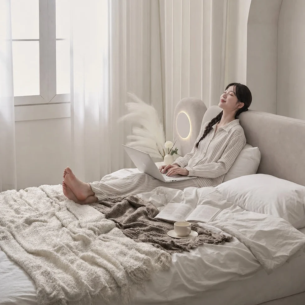 침대프레임 슈퍼싱글 프레임 패브릭 조야원단 다니 호텔 침대 SS 상세 이미지 5